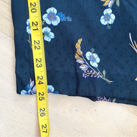 Rebecca Taylor 100%silk Natalie Fleur Wide Leg Crop Silk pants NWT - Picture 16 of 16